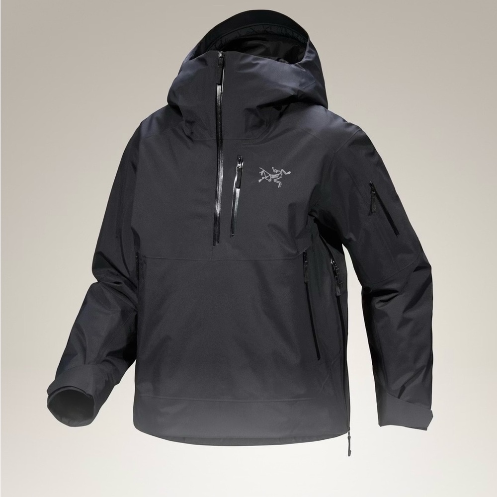 Arc'teryx Men's Dark Gray Hooded Ski Jacket